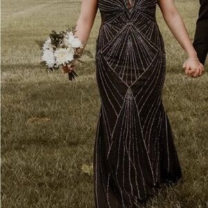 Elegant Black Evening Gown